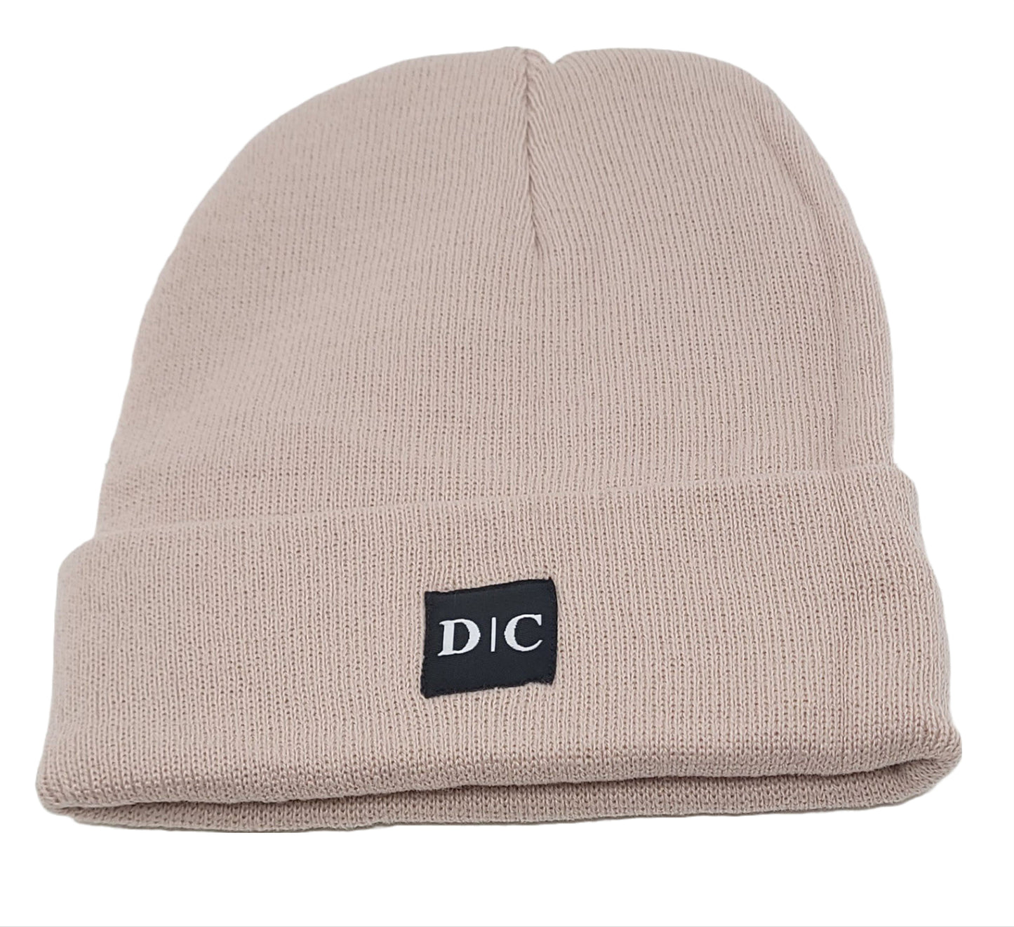Duro Clothing Beanie Hats for Men and Women Knit Cuffed and Black DC Patch