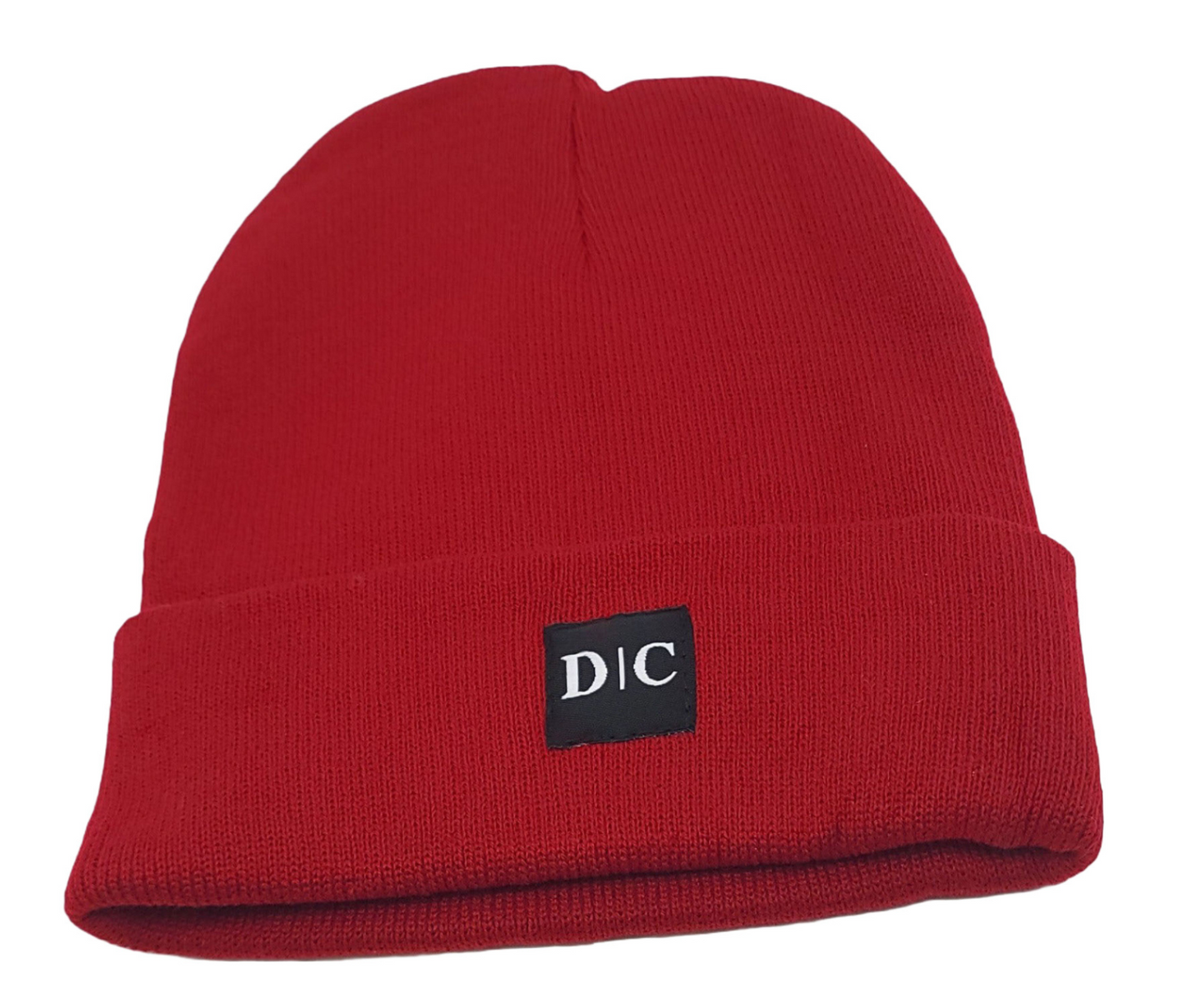 Duro Clothing Beanie Hats for Men and Women Knit Cuffed and Black DC Patch