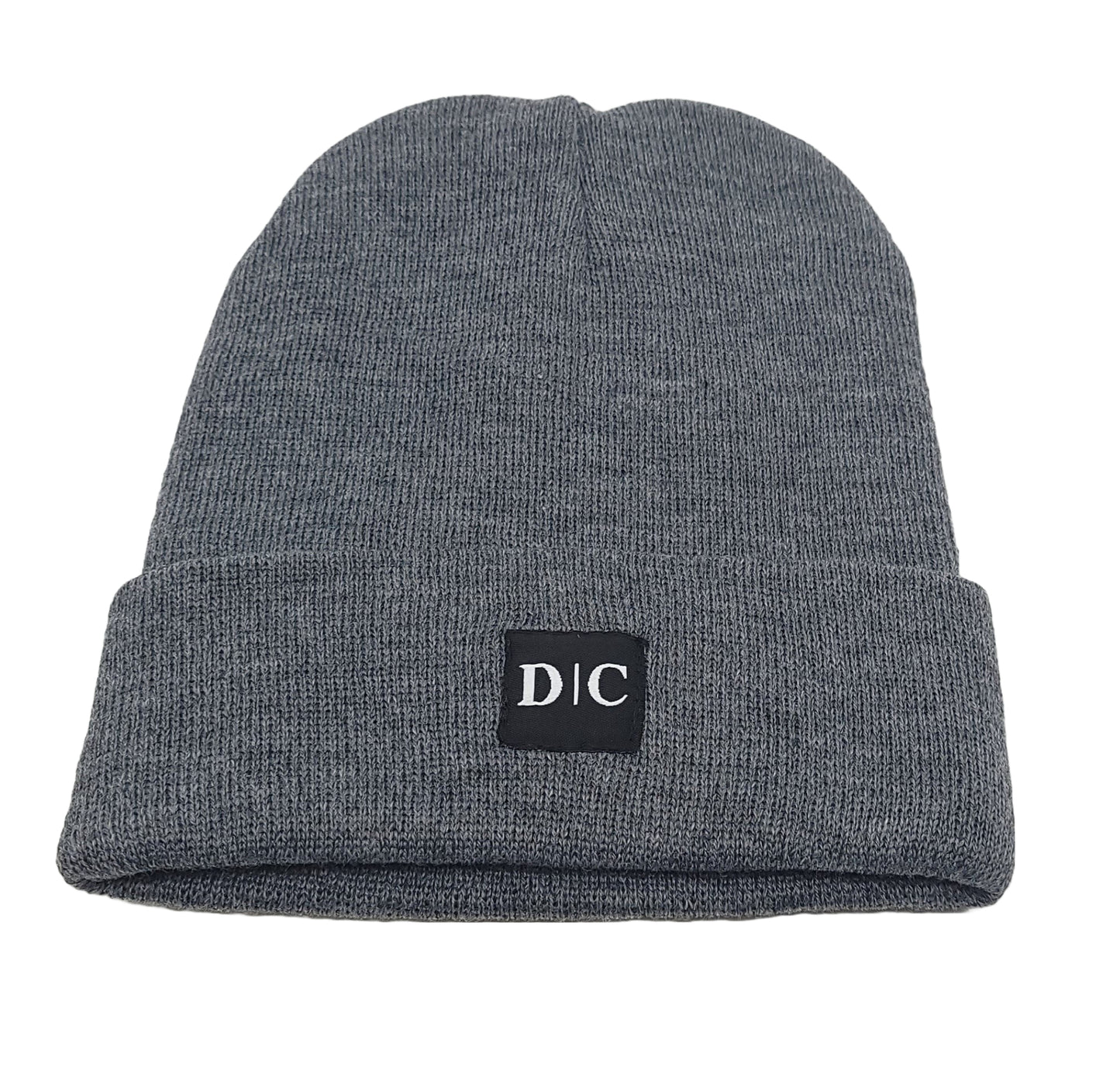 Duro Clothing Beanie Hats for Men and Women Knit Cuffed and Black DC Patch
